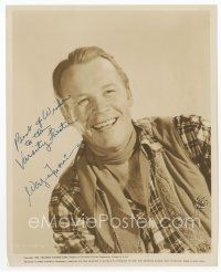 1e287 WAYNE MORRIS signed 8x10 still '50 waist-high smiling portrait wearing a western outfit!