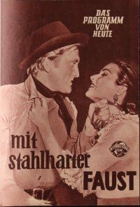 1e499 MAN WITHOUT A STAR Austrian program '56 different images of Kirk Douglas & Jeanne Crain!