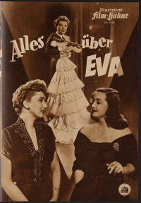 1e400 ALL ABOUT EVE German program '52 Bette Davis, Anne Baxter classic, but no Marilyn Monroe!