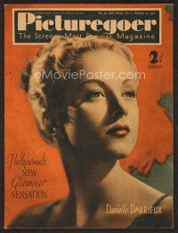 1f336 PICTUREGOER English magazine February 19, 1938 new glamour sensation Danielle Darrieux!