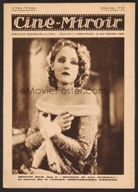 1f349 CINE-MIROIR French magazine November 15, 1929 German Brigitte Helm as Nina Petrovna!