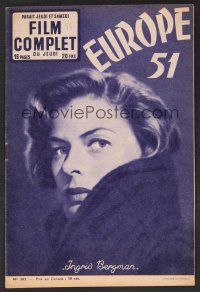 1f363 GREATEST LOVE French magazine '51 special issue of Film Complet about this movie!