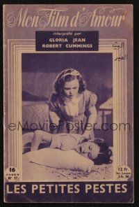 1f285 UNDER PUP no. 37 French program '46 Gloria Jean must give herself to a bunch of rich girls!