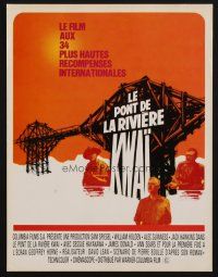 1f288 BRIDGE ON THE RIVER KWAI French trade ad R70s Holden, Alec Guinness, David Lean classic!