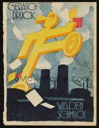 1f293 WAREN SCHMUCK German art print '20s colorful Ludwig Holwein art!