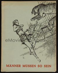 1f299 MEN ARE THAT WAY German pressbook '39 Rabenalt's Manner mussen so sein, circus adventure!
