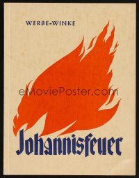 1f302 ST. JOHN'S FIRE German pressbook '39 Rabenat's Johannisfeuer, Anna Dammann!