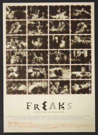 1f216 FREAKS Japanese 7.25x10.25 R00s Tod Browning classic, great portrait of sideshow cast!