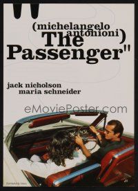 1f225 PASSENGER video Japanese 7.25x10.25 R96 Jack Nicholson & Maria Schneider in white convertible!