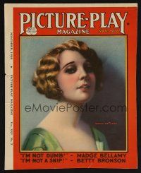 1f153 PICTURE PLAY magazine cover ONLY November 1926 head & shoulders c/u of pretty Madge Bellamy!