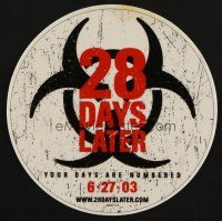 1f035 28 DAYS LATER special 7x7 sticker '03 Danny Boyle, Cillian Murphy vs. zombies in London!