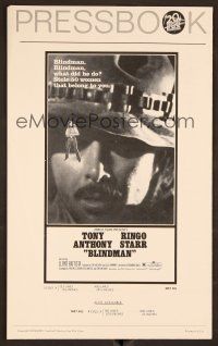 1f445 BLINDMAN pressbook '72 Tony Anthony, Ringo Starr, spaghetti western!