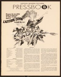 1f497 LATITUDE ZERO pressbook '70 sci-fi art of the incredible world of tomorrow by Jack Thurston!