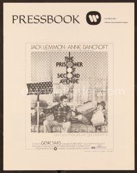 1f565 PRISONER OF SECOND AVENUE pressbook '75 Jack Lemmon & Anne Bancroft, from Neil Simon play!