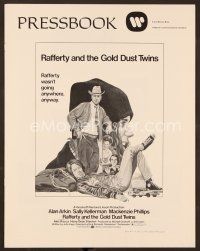1f570 RAFFERTY & THE GOLD DUST TWINS pressbook '75 Alan Arkin, Sally Kellerman, Mackenzie Phillips