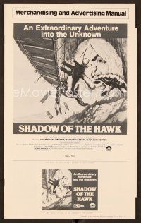 1f587 SHADOW OF THE HAWK pressbook '76 wild art of avenging Native American spirits!