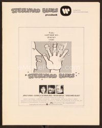 1f612 STEELYARD BLUES pressbook '72 bandits Jane Fonda, Donald Sutherland, Peter Boyle