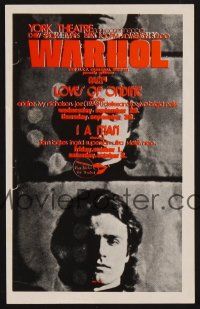 1f083 LOVES OF ONDINE/I, A MAN herald '70s wild Andy Warhol double bill!