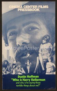 1f660 WHO IS HARRY KELLERMAN pressbook '71 Dustin Hoffman in cowboy hat wants to know!