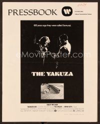 1f670 YAKUZA pressbook '75 Robert Mitchum, Paul Schrader, directed by Sydney Pollack!