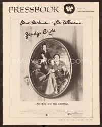 1f673 ZANDY'S BRIDE pressbook '74 Gene Hackman & Liv Ullmann get married, then fall in love!