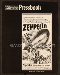 1f674 ZEPPELIN pressbook '71 Michael York, Elke Sommer, the great war's most explosive moment!