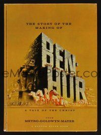 1f044 BEN-HUR hardcover program '60 Charlton Heston, William Wyler classic religious epic!