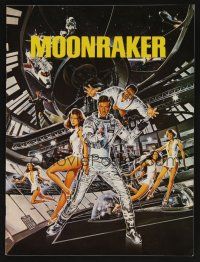 1f055 MOONRAKER program '79 Roger Moore as James Bond, Lois Chiles, Richard Kiel