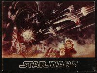 1f062 STAR WARS souvenir program book 1977 George Lucas classic, Jung art!