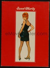 1f064 SWEET CHARITY program '69 Bob Fosse musical starring Shirley MacLaine, it's all about love!