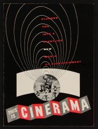 1f065 THIS IS CINERAMA program '54 plunges you into a startling new world of entertainment!
