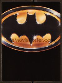 1f100 BATMAN promo brochure '89 Michael Keaton, Jack Nicholson, directed by Tim Burton!