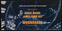 1f119 MOONRAKER promo brochure '79 Roger Moore as James Bond & sexy space babes by Gouzee!