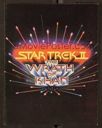 1f123 STAR TREK II promo brochure '82 The Wrath of Khan, Leonard Nimoy, William Shatner