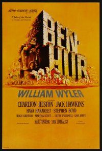 1f132 BEN-HUR special 9x14 '60 Charlton Heston, William Wyler classic religious epic!