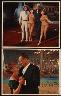 1f175 CIRCUS WORLD 4 9.5x11.75 stills '65 sexy Claudia Cardinale, John Wayne, Rita Hayworth