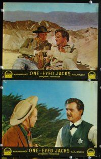 1f164 ONE EYED JACKS 8 color 9.5x12 stills '61 star & director Marlon Brando, Karl Malden & Jurado!