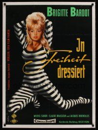 1g151 ONLY FOR LOVE linen German '63 Roger Vadim, different art of Brigitte Bardot!