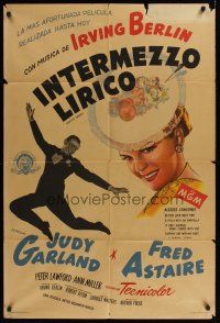 1h068 EASTER PARADE Argentinean '48 Judy Garland & full-length Fred Astaire, Irving Berlin musical