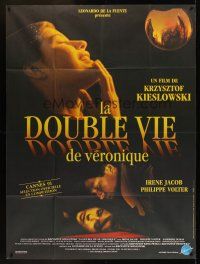 1h188 DOUBLE LIFE OF VERONIQUE French 1p '91 Kieslowski's Le Double vie de Veronique, Irene Jacob!