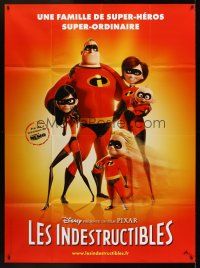 1h200 INCREDIBLES French 1p '04 Disney/Pixar animated sci-fi superhero family!