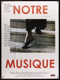 1h211 NOTRE MUSIQUE French 1p '05 Jean-Luc Godard, giant close up of Sarah Adler's feet!