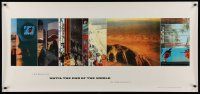 1j025 UNTIL THE END OF THE WORLD English 23x51 '91 Wim Wenders Bis ans Ende der Welt, cool montage!