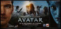 1j029 AVATAR advance French 33x68 '09 James Cameron, Worthington, Saldana, epic battle scene!