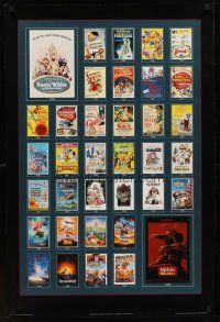1j117 75 YEARS OF ANIMATION special 24x36 '98 great images of Walt Disney posters!
