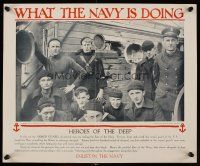 1j140 WHAT THE NAVY IS DOING 3 WWI Navy recruiting posters '18 photos of World War I sailors!