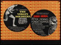 1k200 VIRGIN SOLDIERS/EASY RIDER British quad '70s double-bill, Peter Fonda & naked running man!