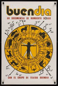 1k073 BUEN DIA Cuban '90s Good Day, Solas documentary, really cool silkscreen art of Zodiac signs!