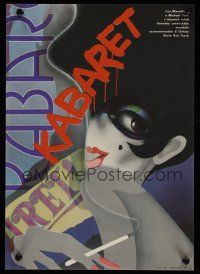 1k361 CABARET Czech 11x16 1989 cool different art of Liza Minnelli, directed by Bob Fosse!