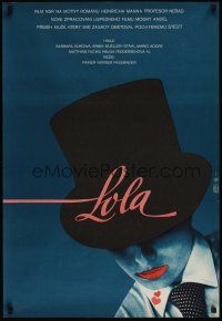 1k343 LOLA Czech 23x33 '81 directed by Rainer Werner Fassbinder, cool different art of Sukowa!